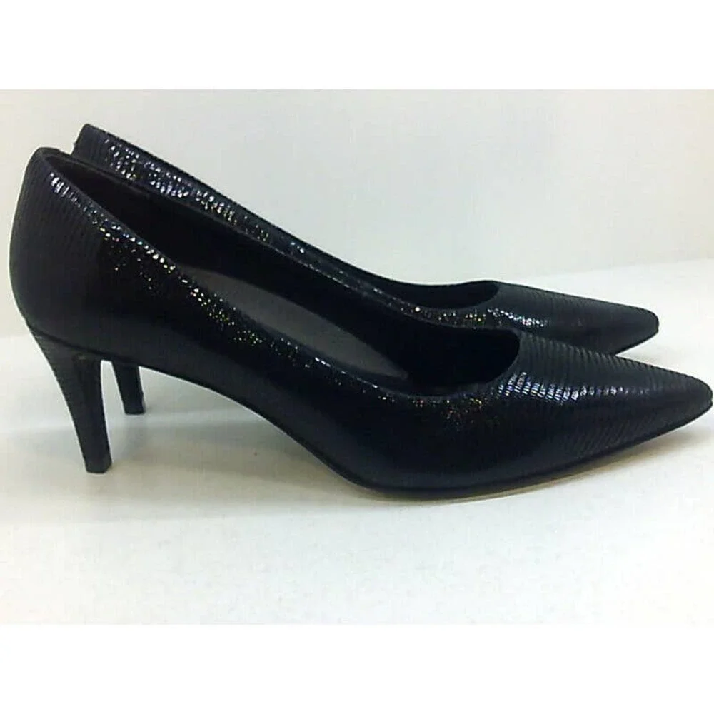 Walkingcradles Sophia Dress Shoes Pump Women's Black Patent Size US 6.5 Narrow